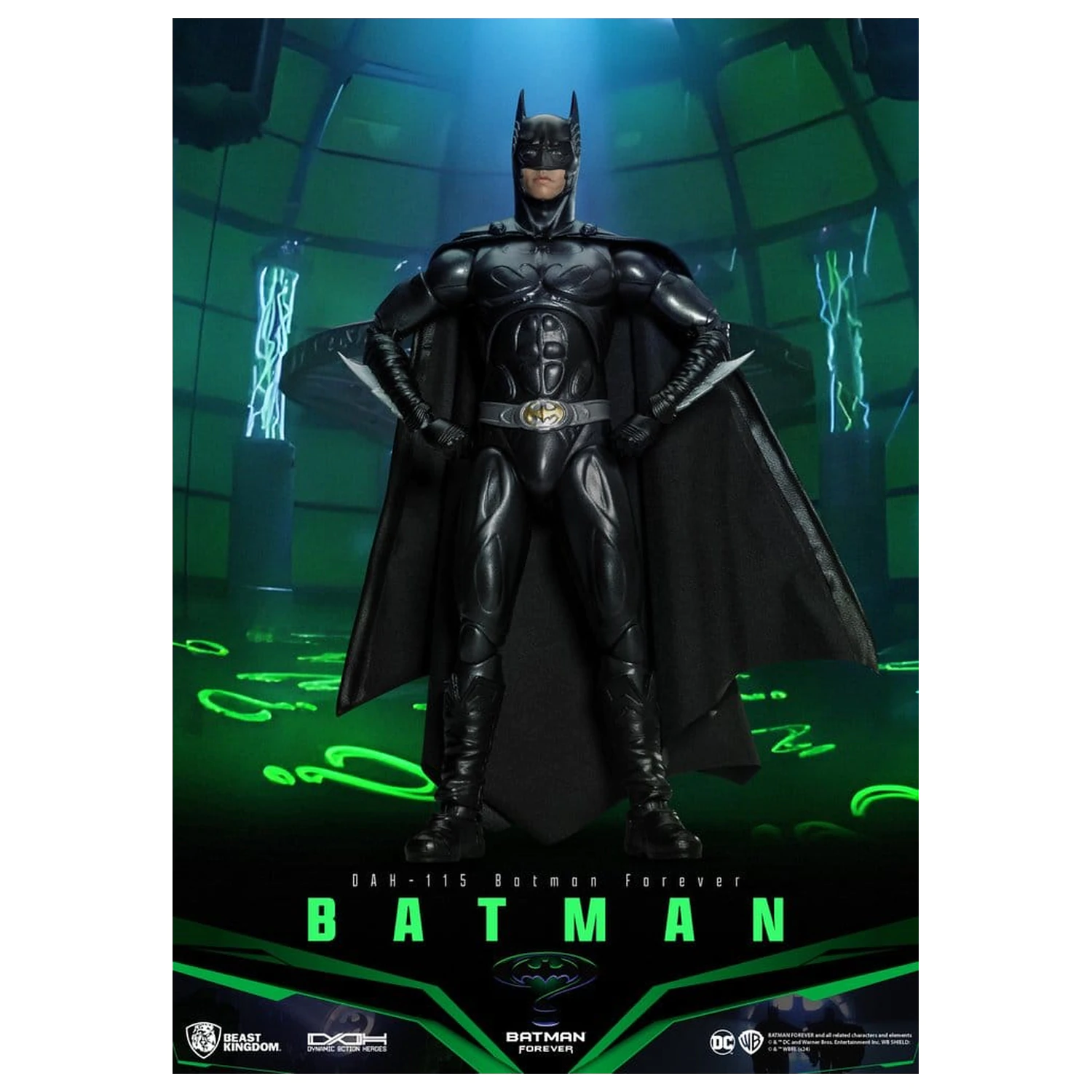 DC Comics Dynamic 8ction Heroes Action Figur Batman (Batman Forever) 21 cm Produktfoto