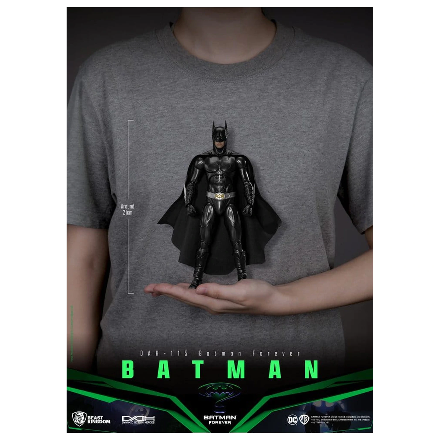 DC Comics Dynamic 8ction Heroes Action Figur Batman (Batman Forever) 21 cm Produktfoto