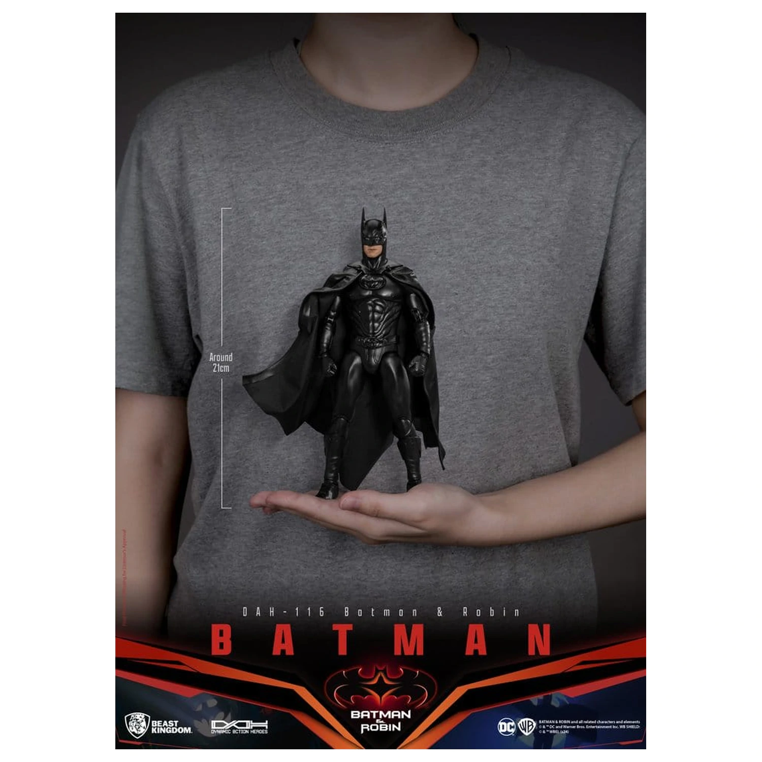 DC Comics Dynamic 8ction Heroes Actionfigur Batman (Batman & Robin) 21 cm Produktfoto