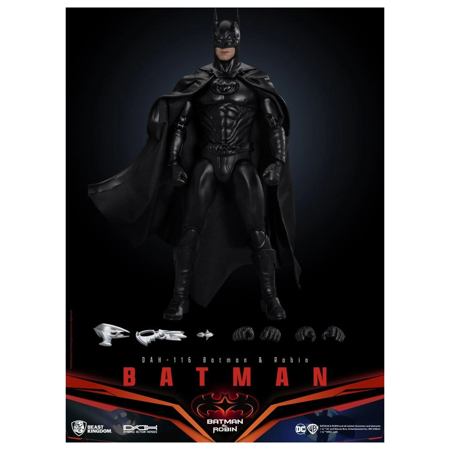 DC Comics Dynamic 8ction Heroes Actionfigur Batman (Batman & Robin) 21 cm Produktfoto