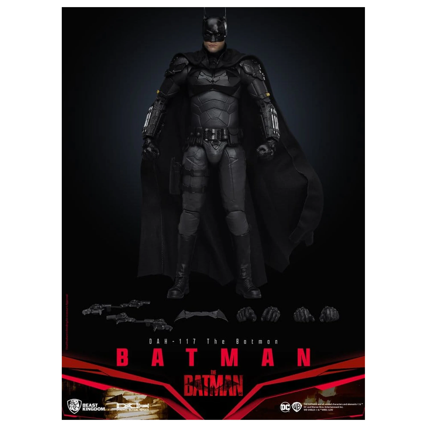 DC Comics Dynamic 8ction Heroes Actionfigur Batman (The Batman) 21 cm Produktfoto