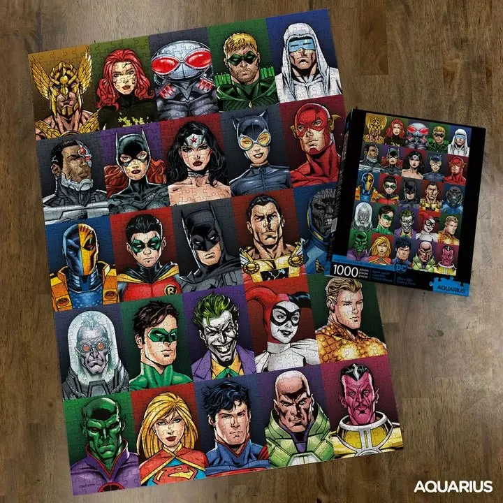 DC Comics Puzzle Faces (1000 Teile) Produktfoto
