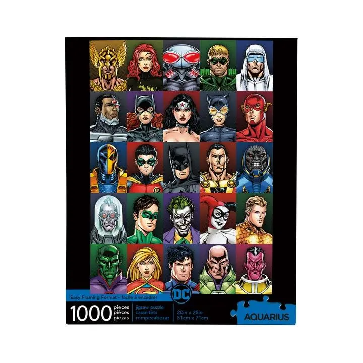 DC Comics Puzzle Faces (1000 Teile) Produktfoto
