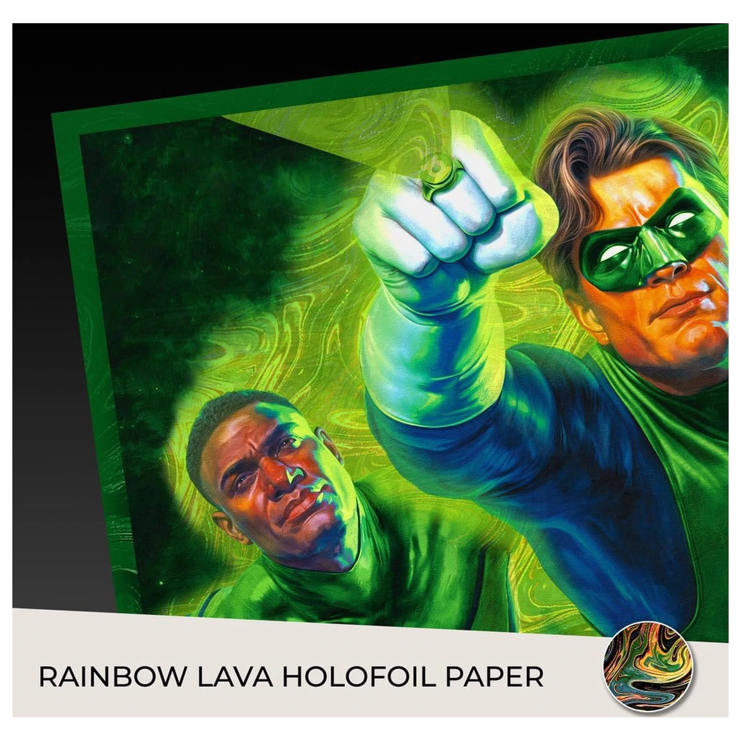 DC Comics Kunstdruck Green Lantern 61 x 41 Zentimeter - ungerahmt Produktfoto