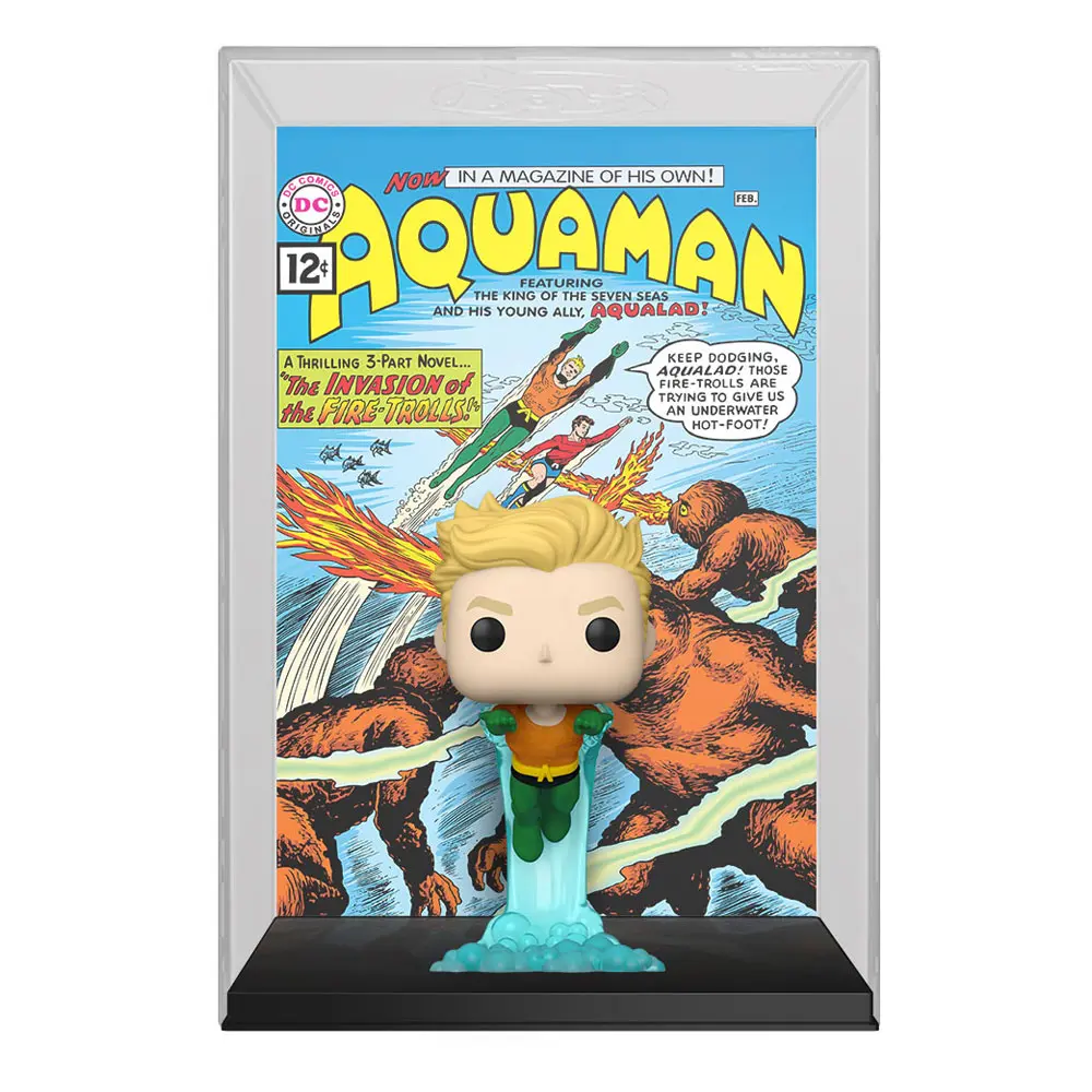 DC Comics POP! Comic Cover Vinyl Figur Aquaman 9 cm termékfotó