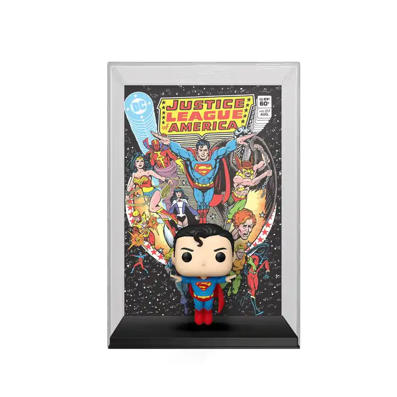 DC Comics Funko POP! Comic Cover Vinyl Figur Justice League of America Superman 9 cm Produktfoto