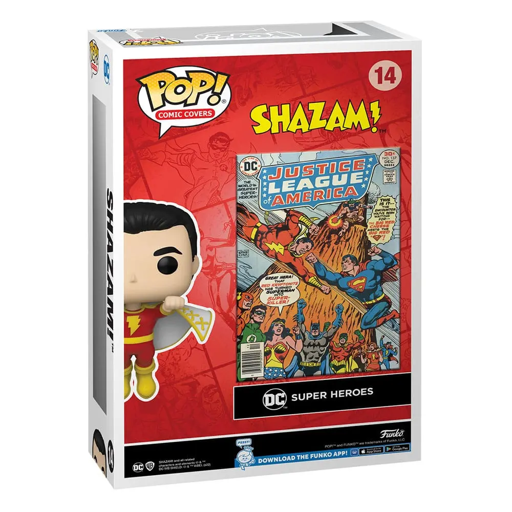 DC Comics POP! Comic Cover Vinyl Figur Shazam Produktfoto