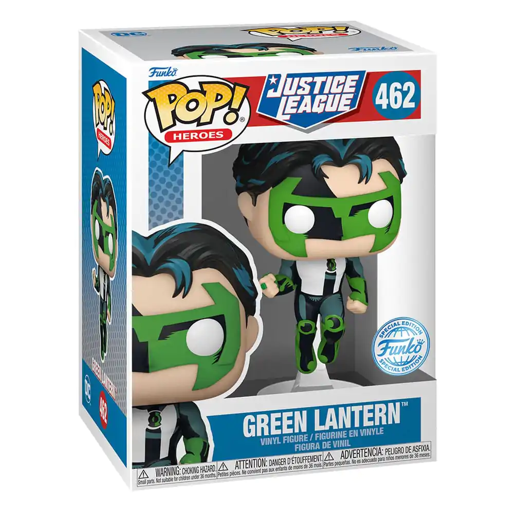 DC Comics POP! Heroes Vinyl Figur JL Comic - Green Lantern 9 cm Produktfoto