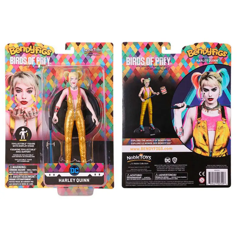 DC Comics Bendyfigs Bendable Figur Harley Quinn BOP with Mallet 19 cm termékfotó