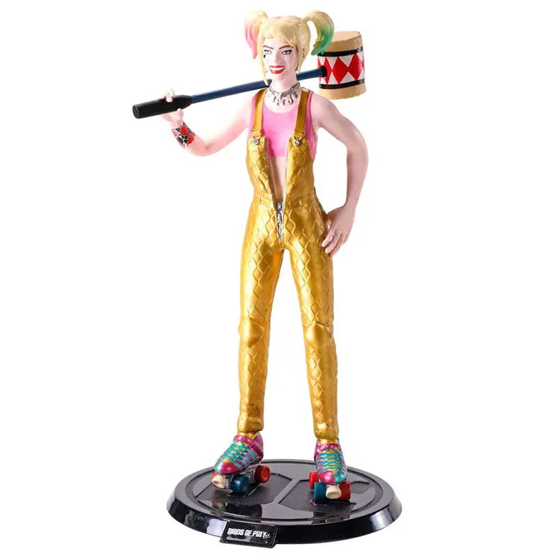 DC Comics Bendyfigs Bendable Figur Harley Quinn BOP with Mallet 19 cm termékfotó