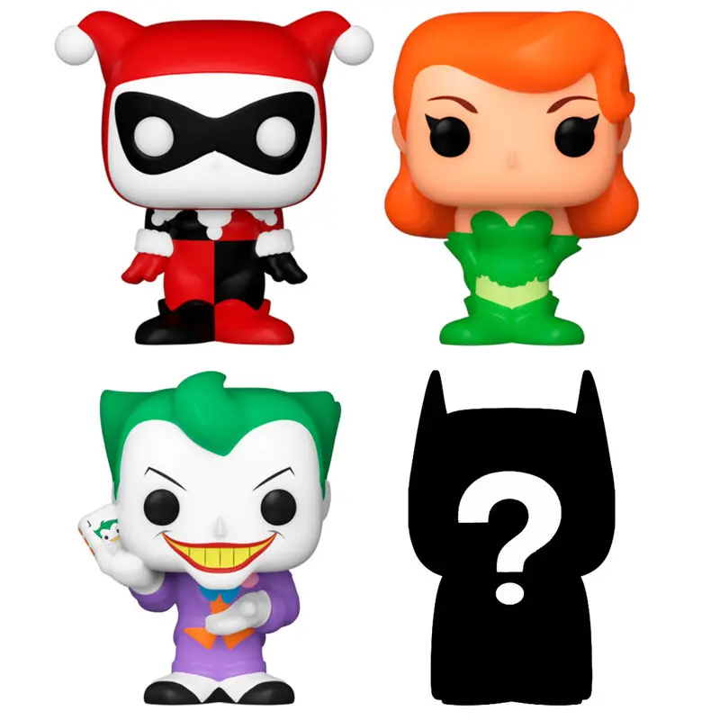 DC Bitty POP! Vinyl Figuren 4er-Pack Harley Quinn 2,5 cm termékfotó