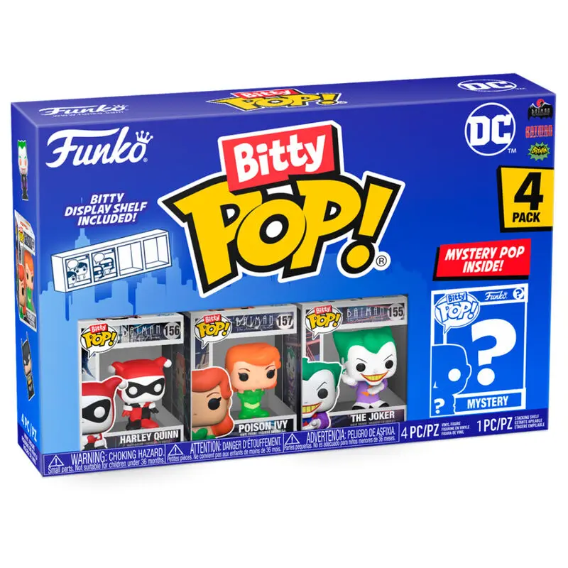 DC Bitty POP! Vinyl Figuren 4er-Pack Harley Quinn 2,5 cm termékfotó