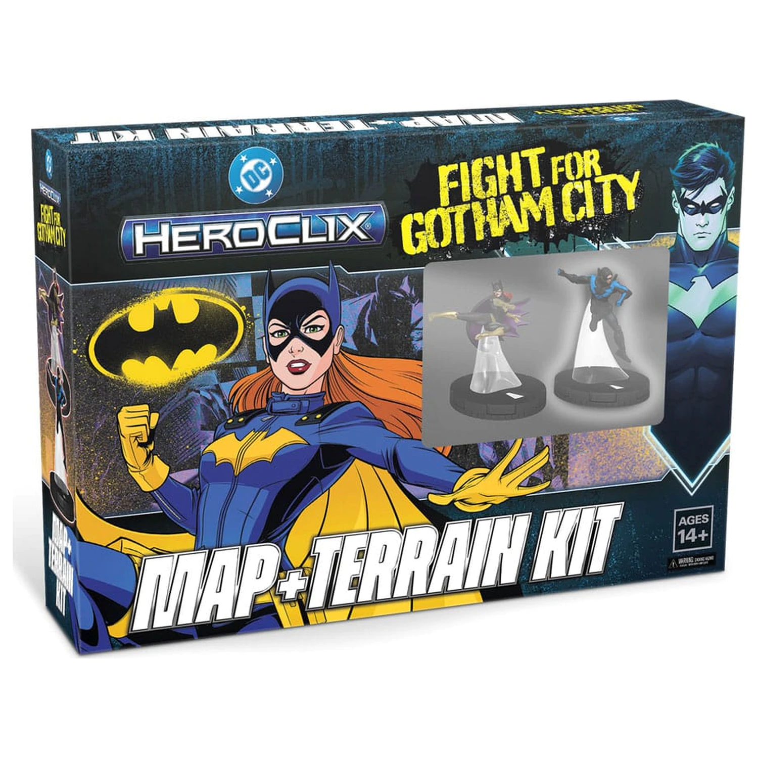 Dc Comics HeroClix: Fight for Gotham City Karte und Gelände Set Produktfoto