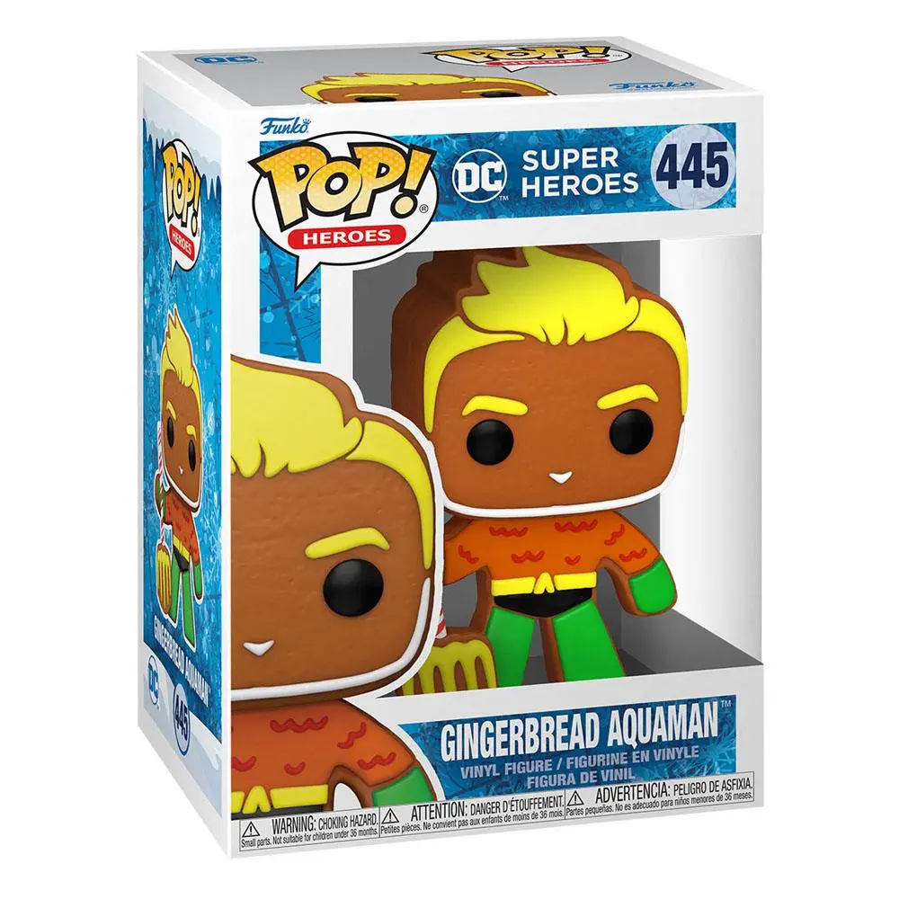 DC Comics Holiday 2022 POP! Heroes Vinyl Figur Aquaman 9 cm Produktfoto