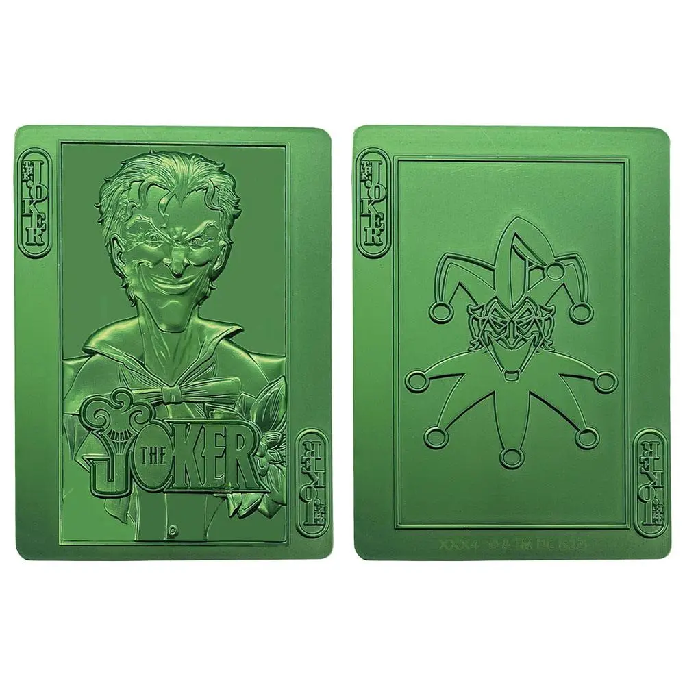 DC Comics Metallbarren The Joker Playing Card Limited Edition Produktfoto