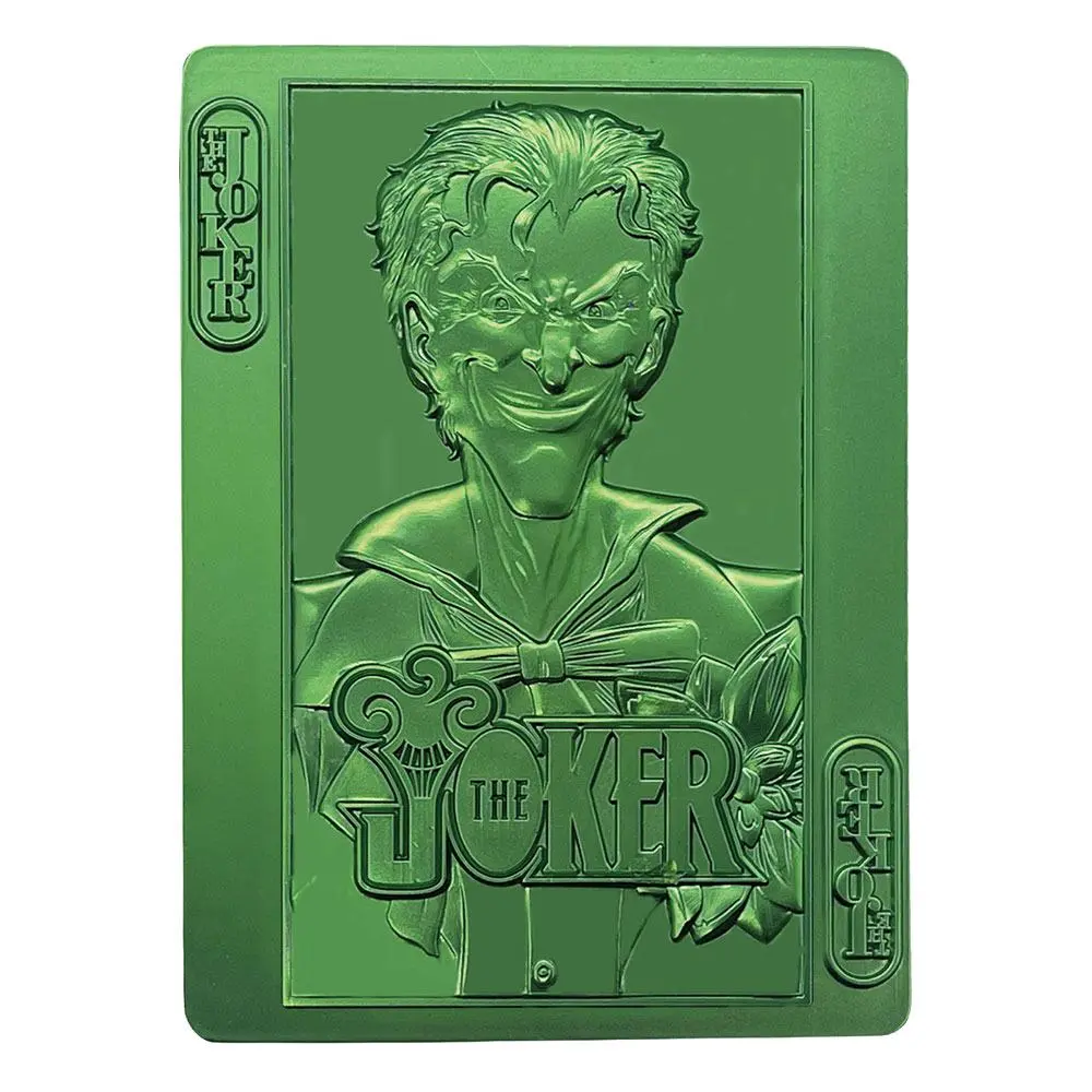 DC Comics Metallbarren The Joker Playing Card Limited Edition Produktfoto