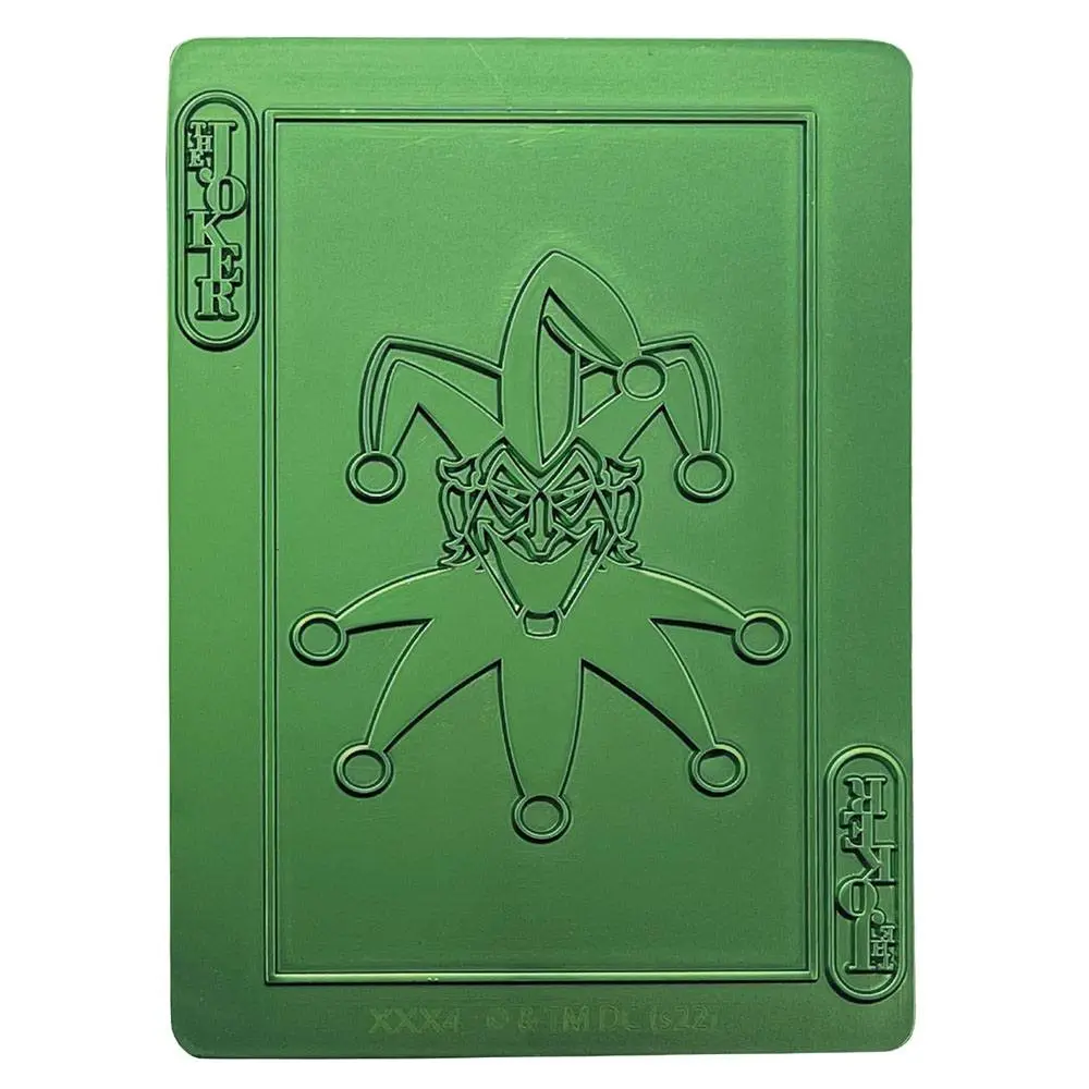 DC Comics Metallbarren The Joker Playing Card Limited Edition Produktfoto