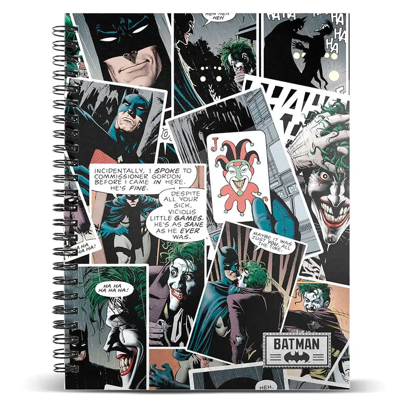 DC Comics Notizbuch A4 Joker Comic Produktfoto