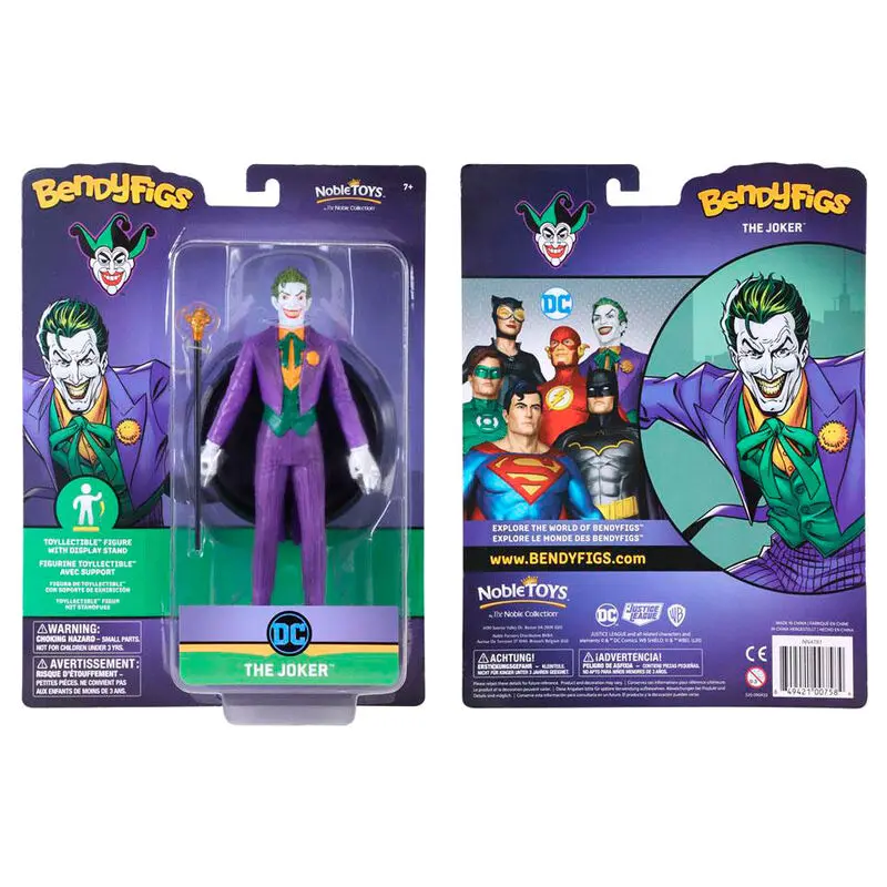 DC Comics Bendyfigs Biegefigur Joker 19 cm termékfotó