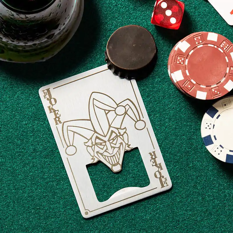 DC Comics Flaschenöffner Joker Playing Card 8 cm Produktfoto