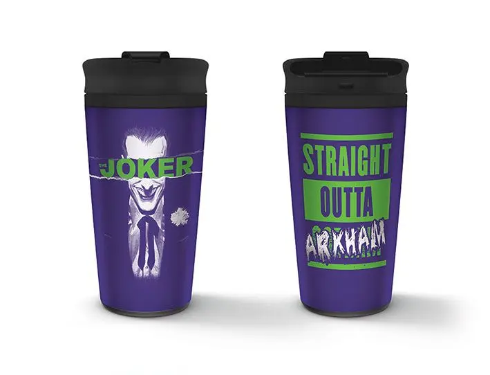 DC Comics Reisebecher Joker Straight Outta Gotham Produktfoto