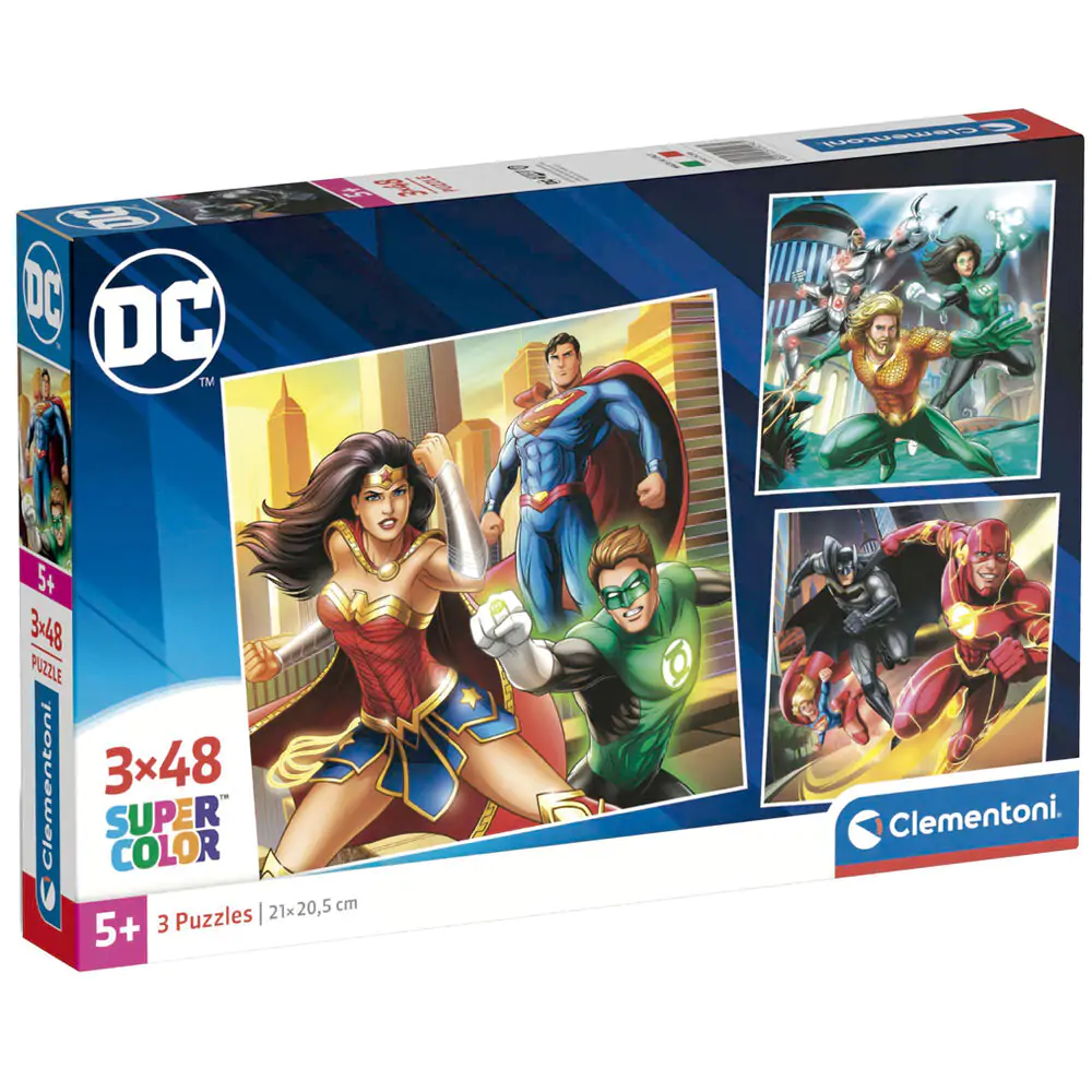 DC Comics Justice League Puzzle 3x48St termékfotó