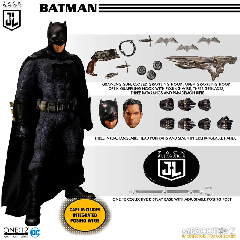 Zack Snyder's Justice League Actionfiguren 1/12 Deluxe Steel Box Set 15 - 17 cm termékfotó