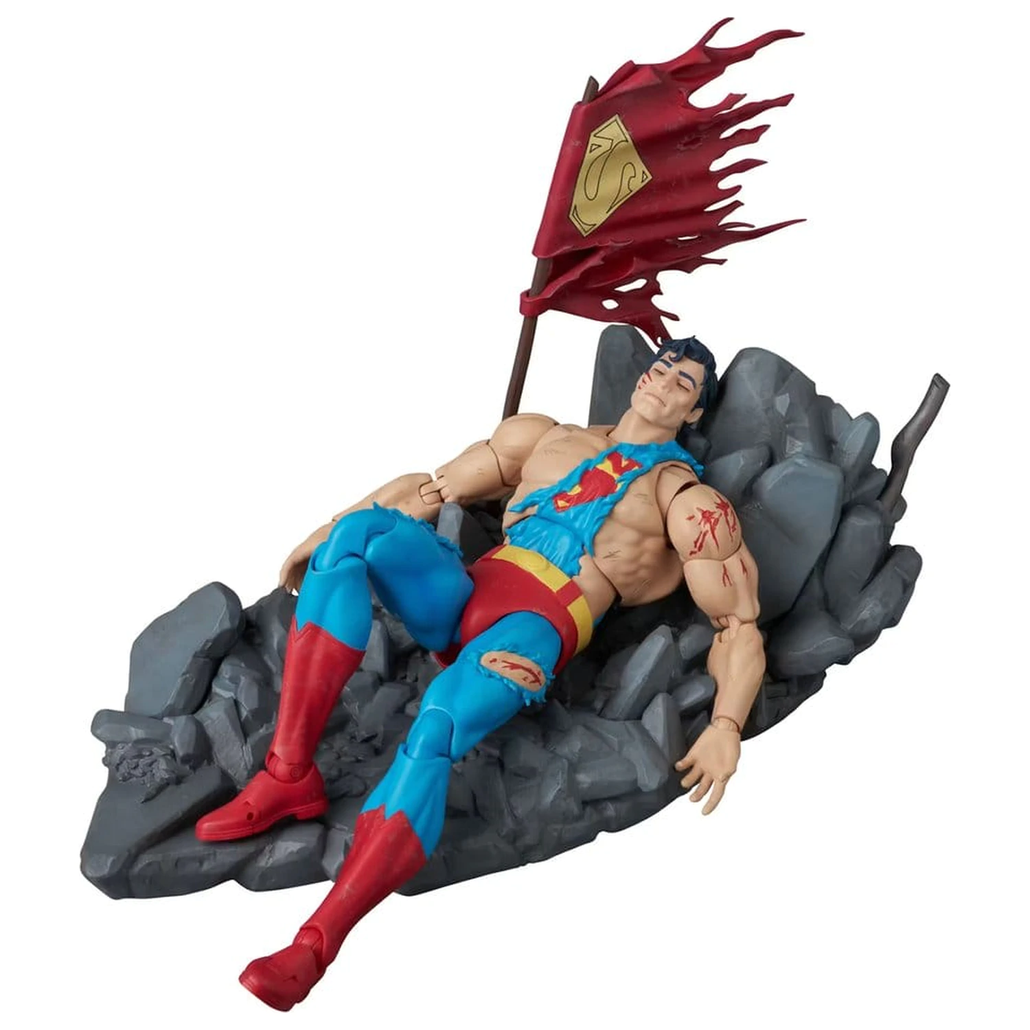 DC Comics MAFEX Actionfigur Superman (The Death of Superman) 16 cm Produktfoto