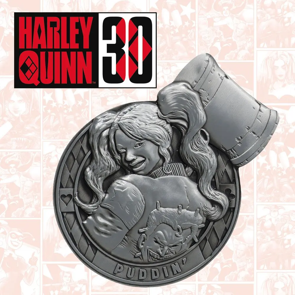 DC Comics Medaille Harley Quinn 30th Anniversary Limited Edition Produktfoto