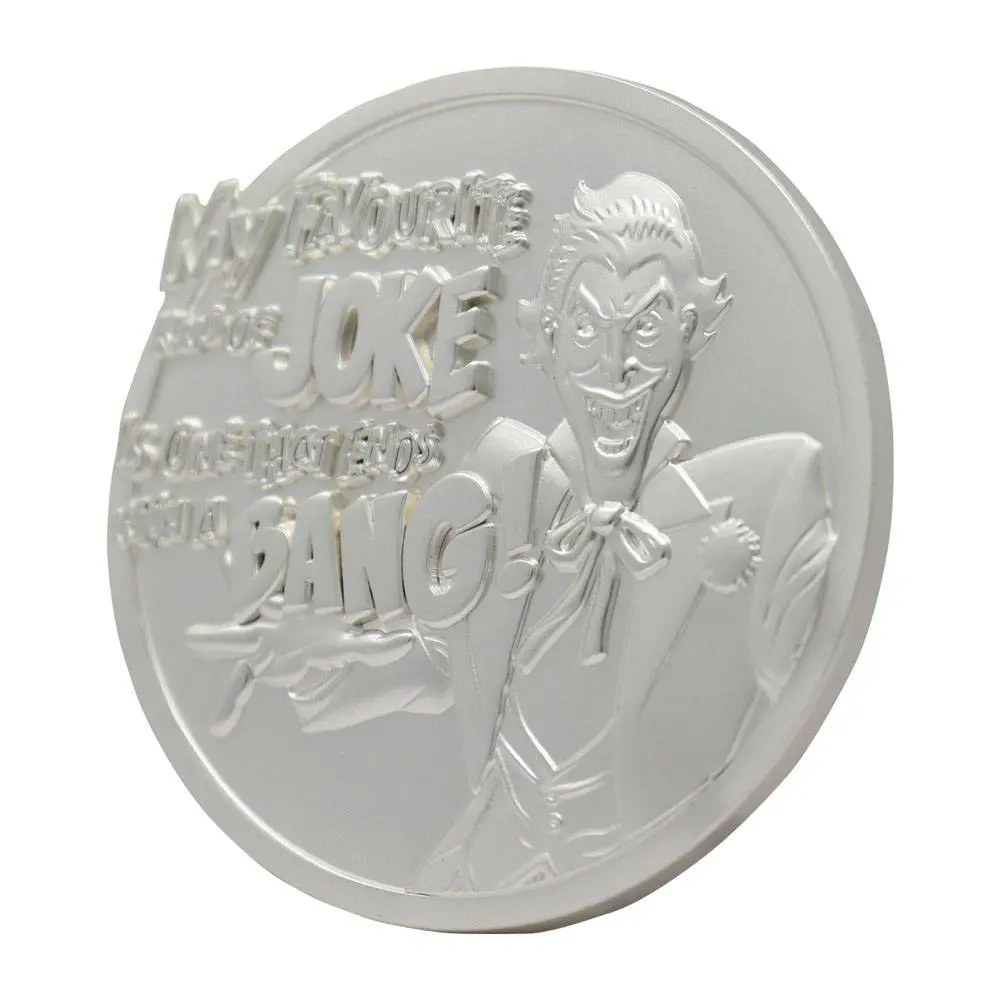 DC Comics Medaille The Joker Limited Edition (versilbert) Produktfoto