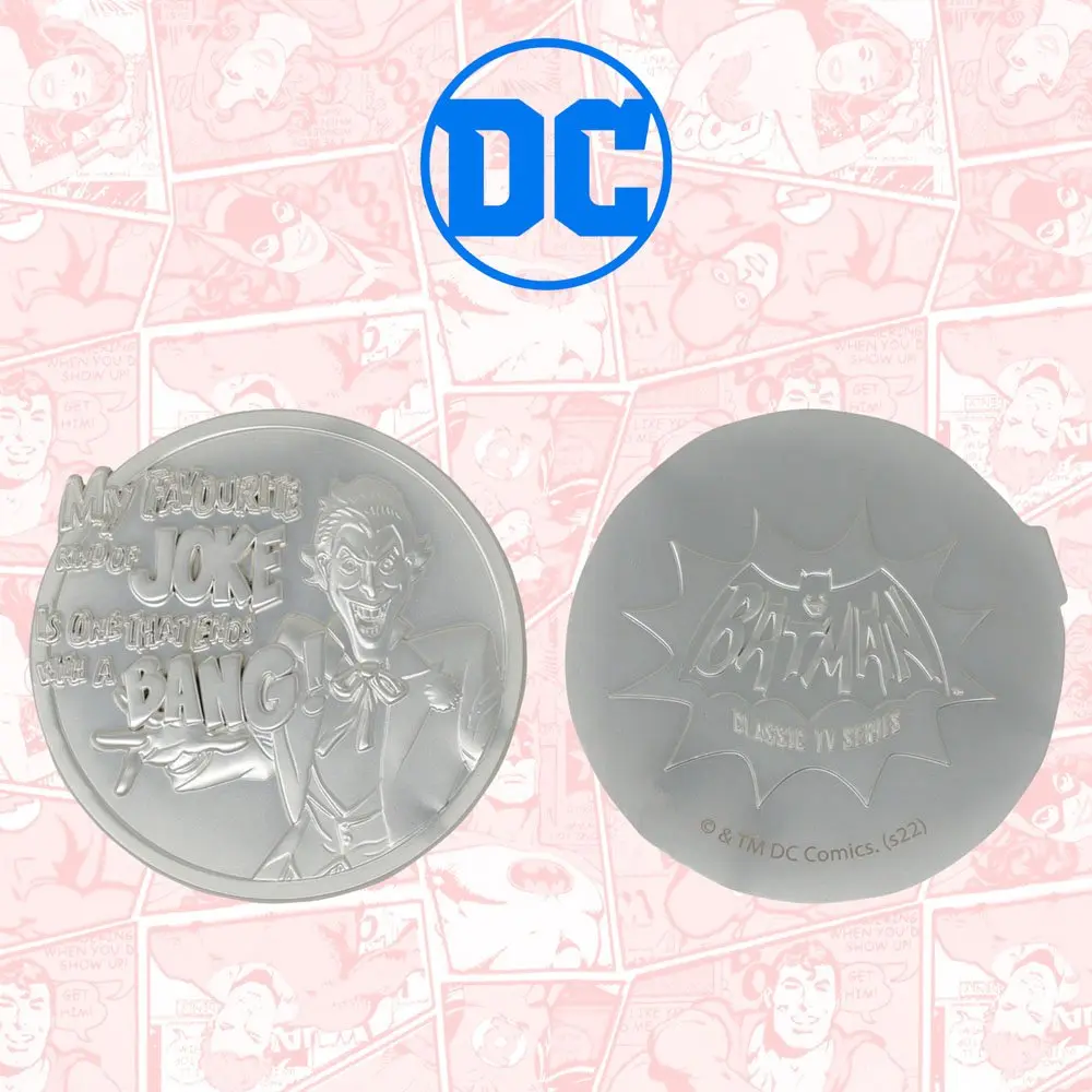DC Comics Medaille The Joker Limited Edition (versilbert) Produktfoto