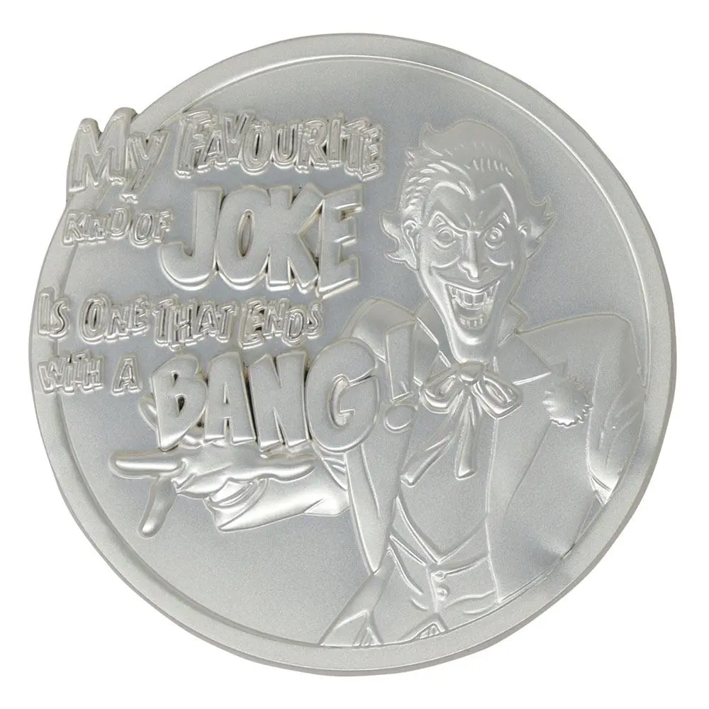 DC Comics Medaille The Joker Limited Edition (versilbert) Produktfoto