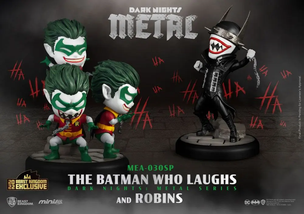 DC Comics Mini Egg Attack Figuren 2er-Pack Dark Nights: Metal The Batman Who Laughs &amp; Robin Minions 8 cm Produktfoto
