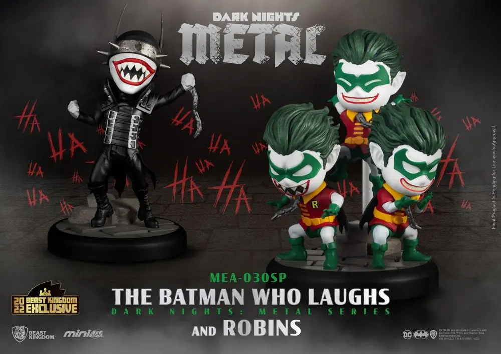 DC Comics Mini Egg Attack Figuren 2er-Pack Dark Nights: Metal The Batman Who Laughs &amp; Robin Minions 8 cm Produktfoto