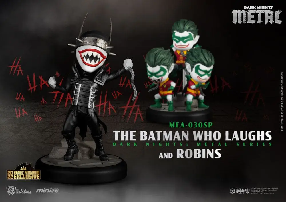 DC Comics Mini Egg Attack Figuren 2er-Pack Dark Nights: Metal The Batman Who Laughs &amp; Robin Minions 8 cm Produktfoto