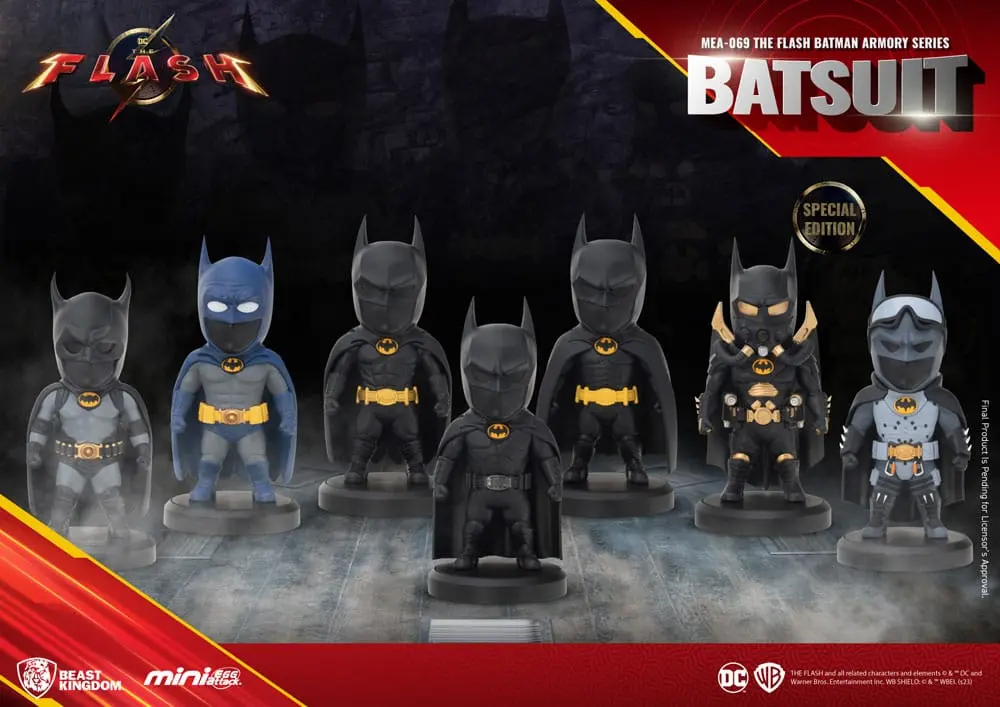 DC Comics Mini Egg Attack Figuren 6er-Pack + 1 The Flash Series Batman Armory Blind Box Set 8 cm Produktfoto