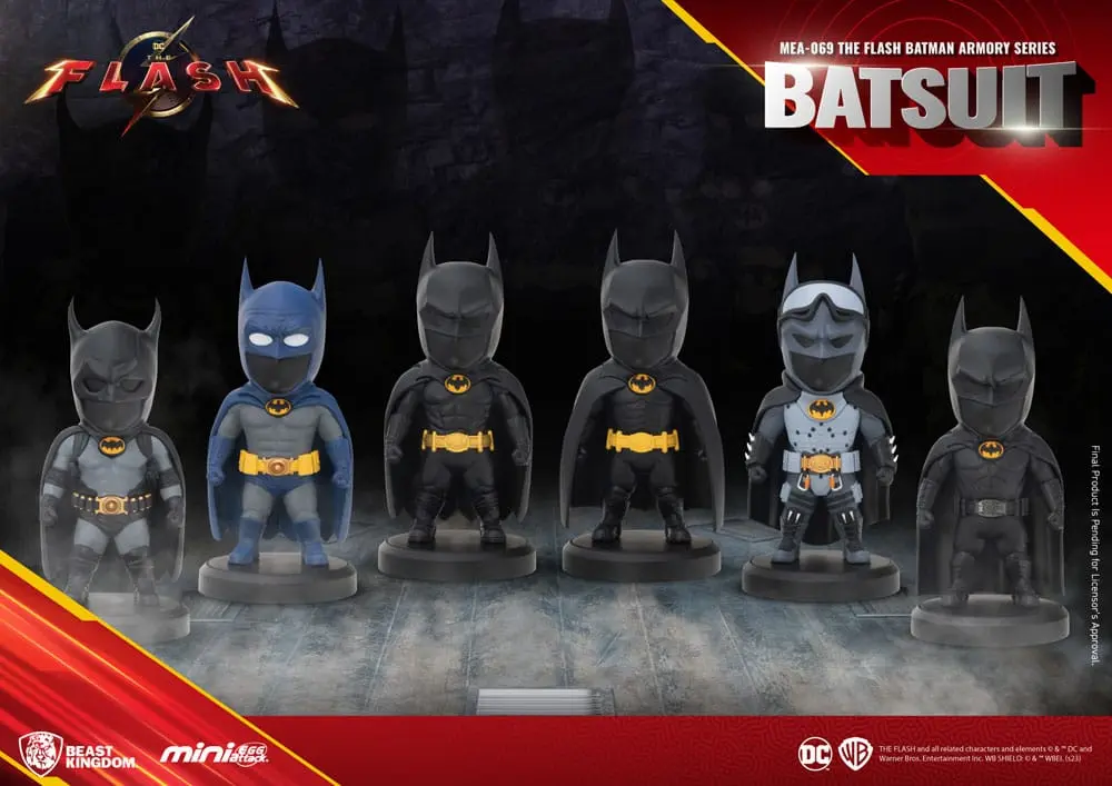 DC Comics Mini Egg Attack Figuren 6er-Pack + 1 The Flash Series Batman Armory Blind Box Set 8 cm Produktfoto