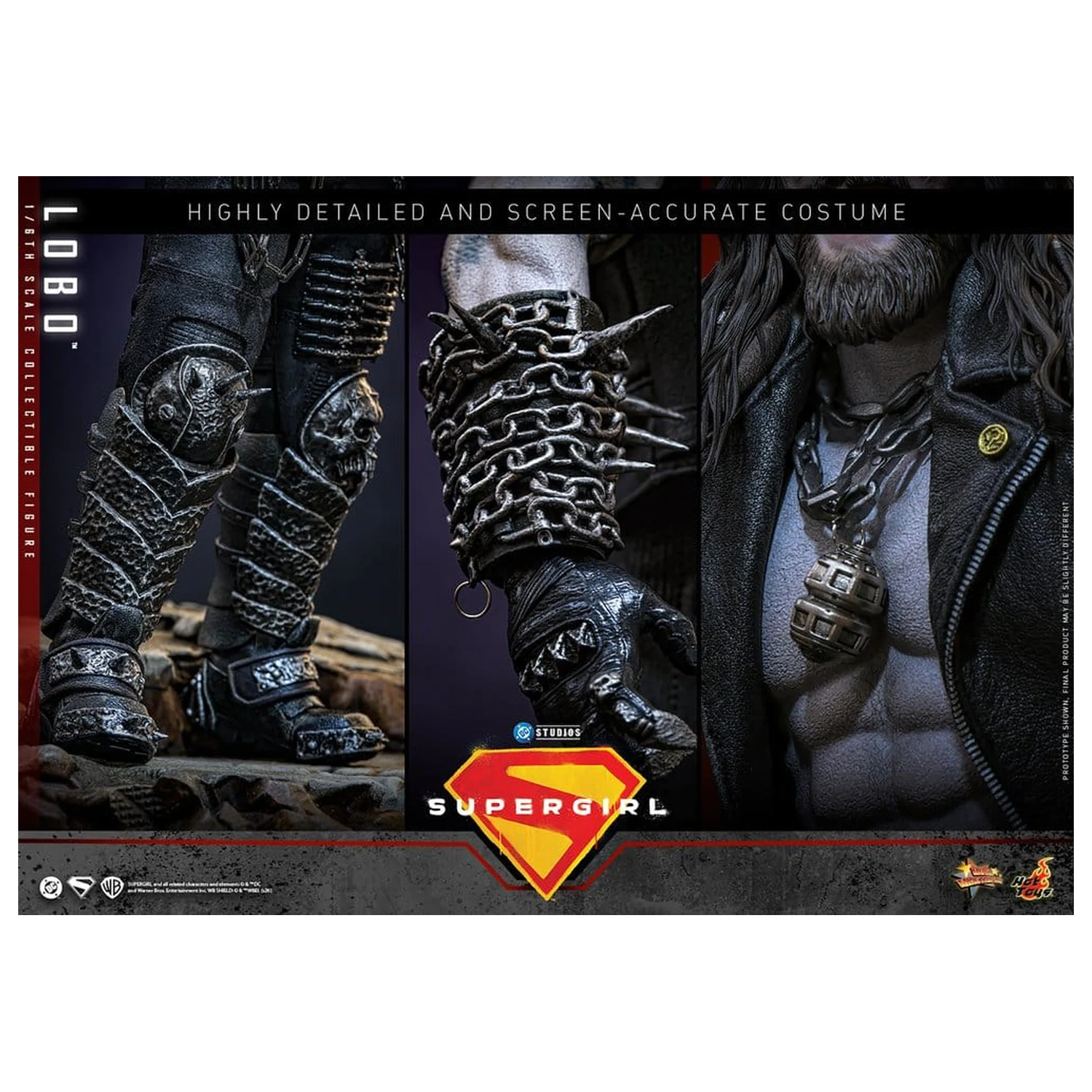 DC Comics Movie Masterpiece Action Figur 1/6 Lobo 33 cm Produktfoto