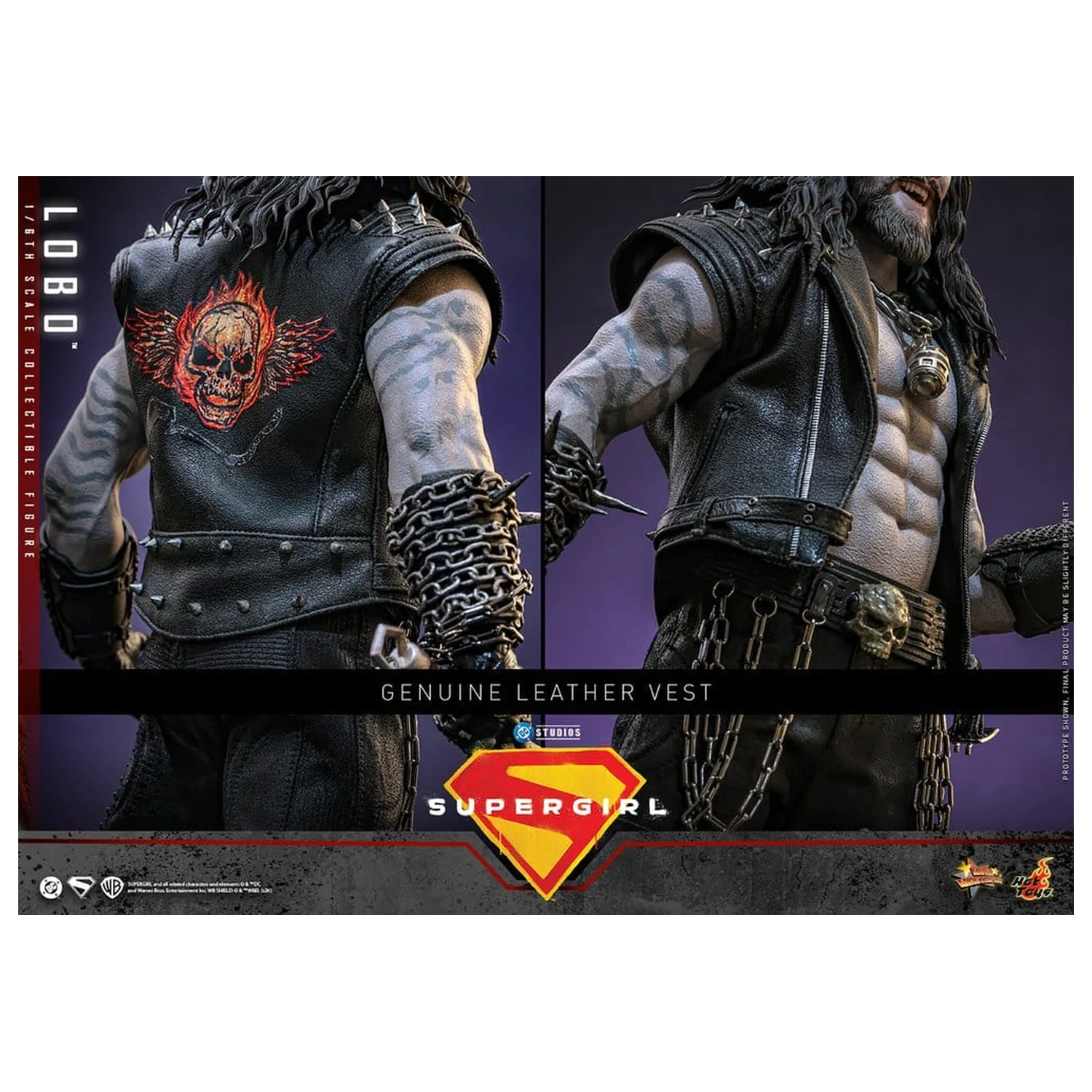 DC Comics Movie Masterpiece Action Figur 1/6 Lobo 33 cm Produktfoto