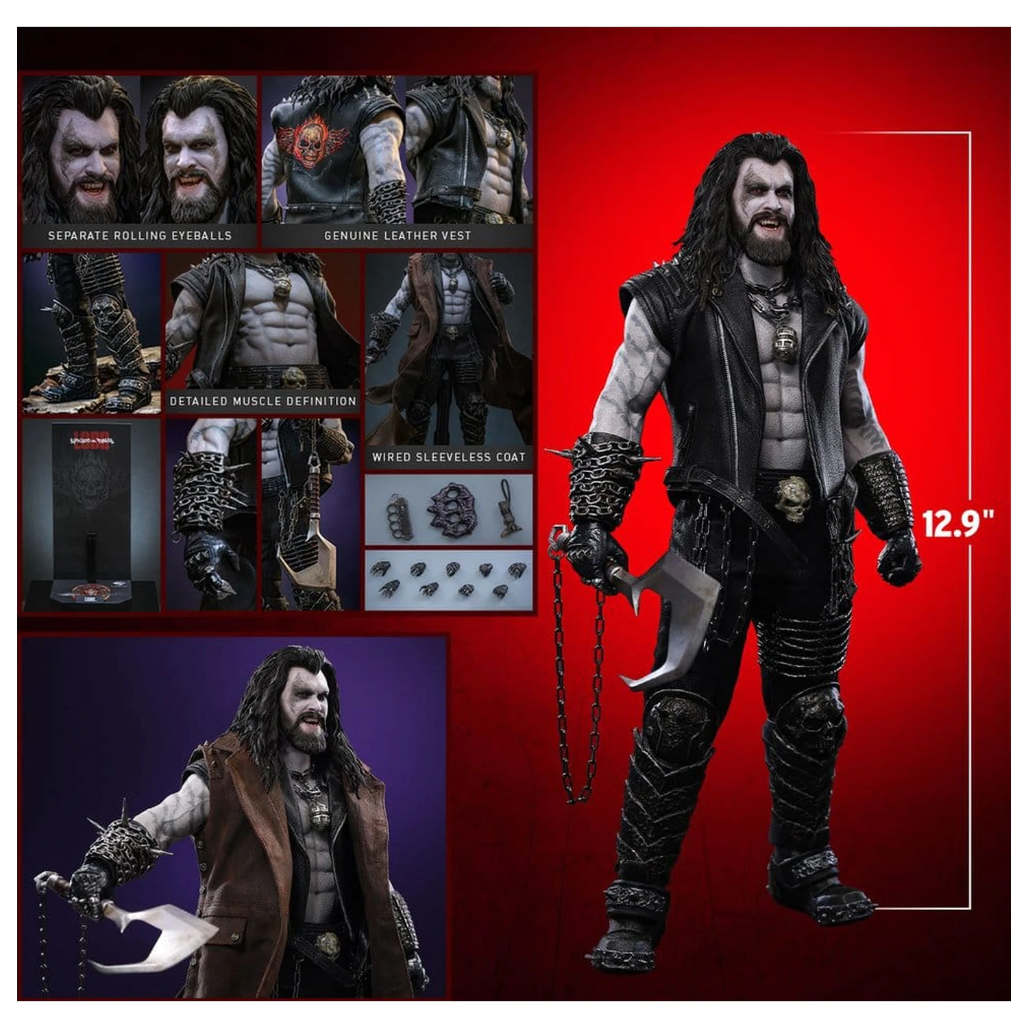 DC Comics Movie Masterpiece Action Figur 1/6 Lobo 33 cm Produktfoto