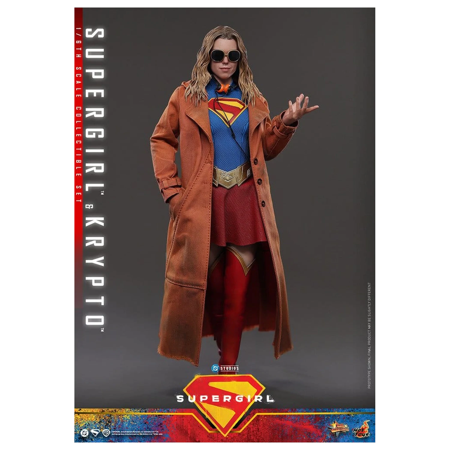 DC Comics Movie Masterpiece Actionfiguren-Set Supergirl & Krypto 28 cm Produktfoto