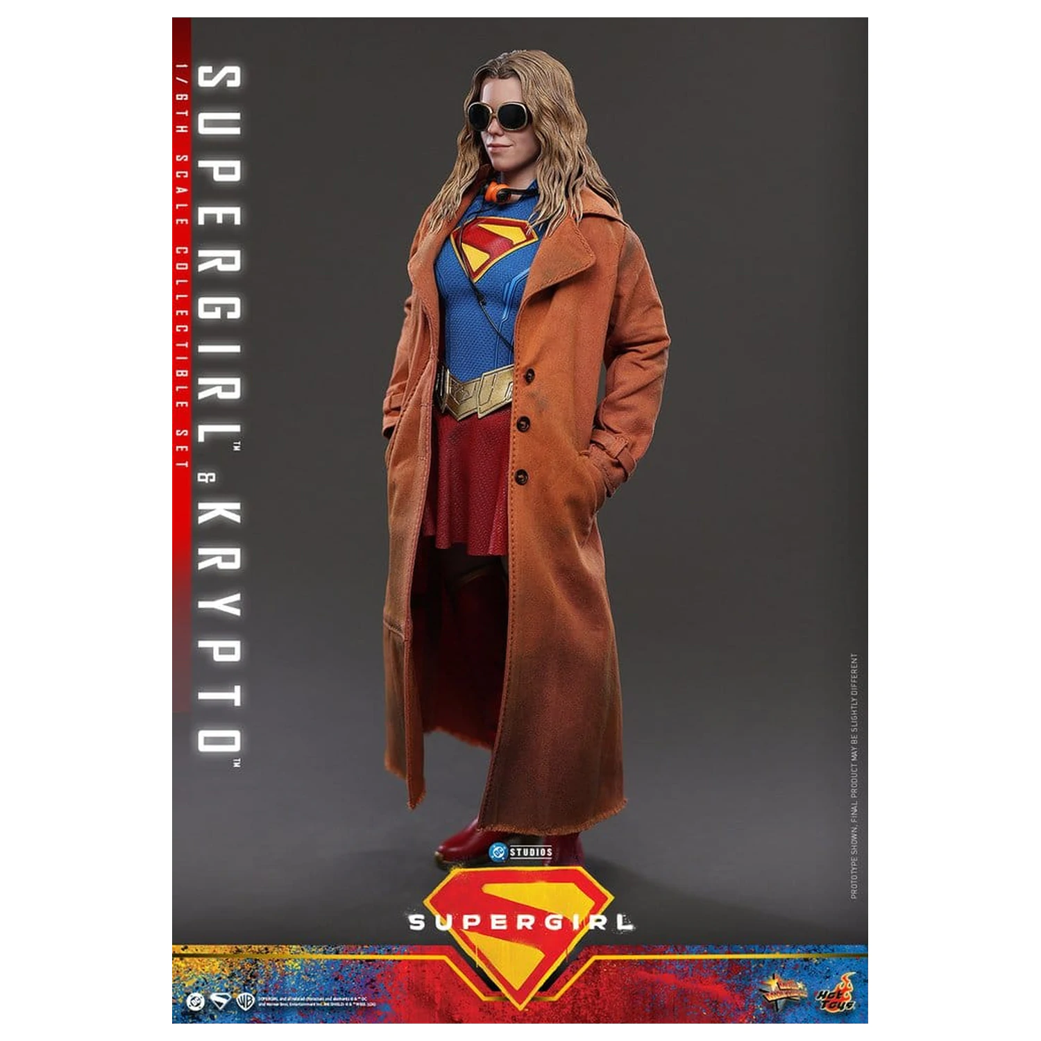 DC Comics Movie Masterpiece Actionfiguren-Set Supergirl & Krypto 28 cm Produktfoto