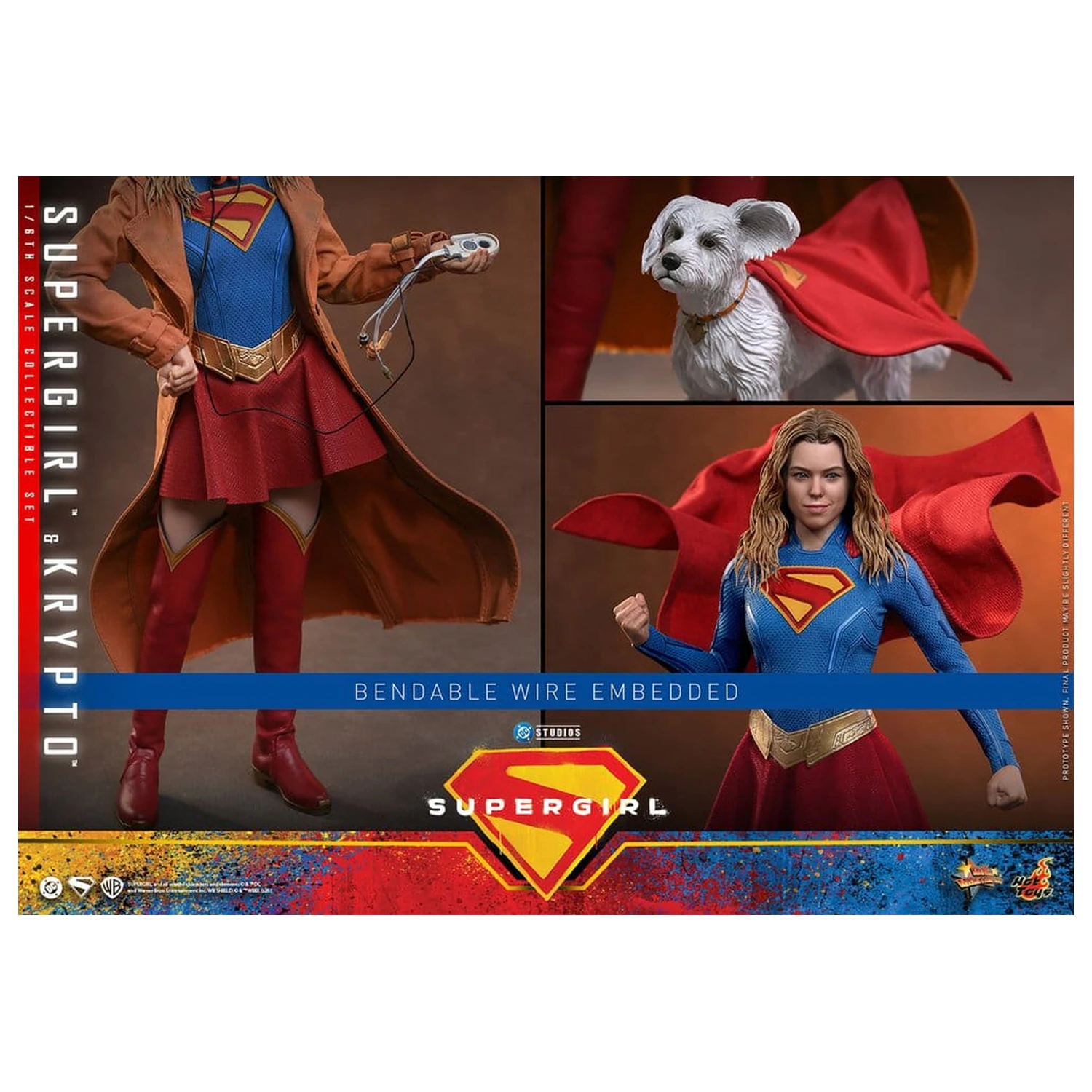 DC Comics Movie Masterpiece Actionfiguren-Set Supergirl & Krypto 28 cm Produktfoto