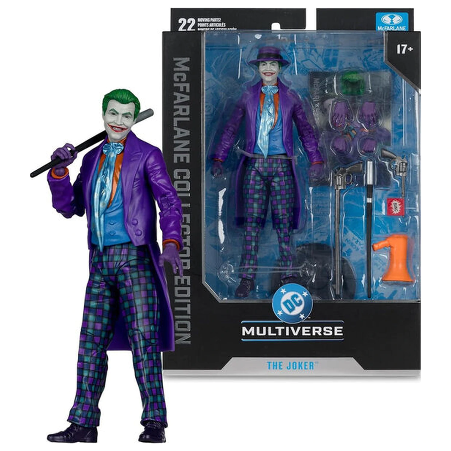 DC Comics Multiverse The Joker Figur 18cm Produktfoto