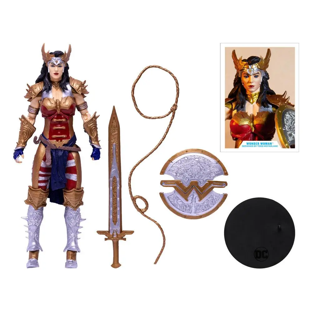 DC Multiverse Actionfigur Wonder Woman Designed by Todd McFarlane (Gold Label) 18 cm Produktfoto