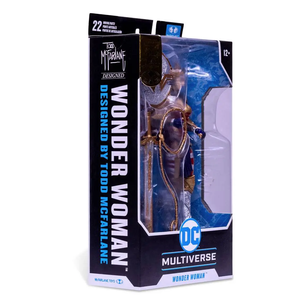 DC Multiverse Actionfigur Wonder Woman Designed by Todd McFarlane (Gold Label) 18 cm Produktfoto