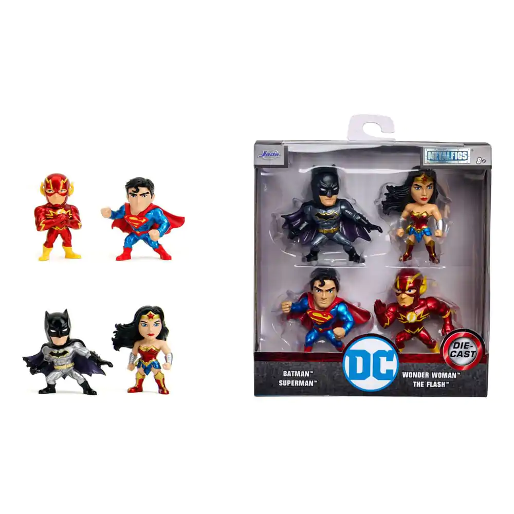 DC Comics Nano Metalfigs Diecast Minifiguren 4-er Pack Wave 1 4 cm termékfotó