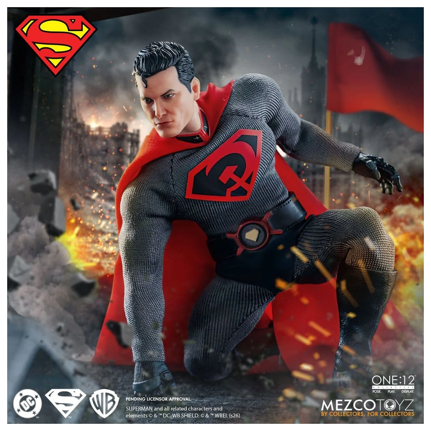 DC Comics One:12 Collective Action Figur 1/12 Superman: Red Son 17 cm Produktfoto