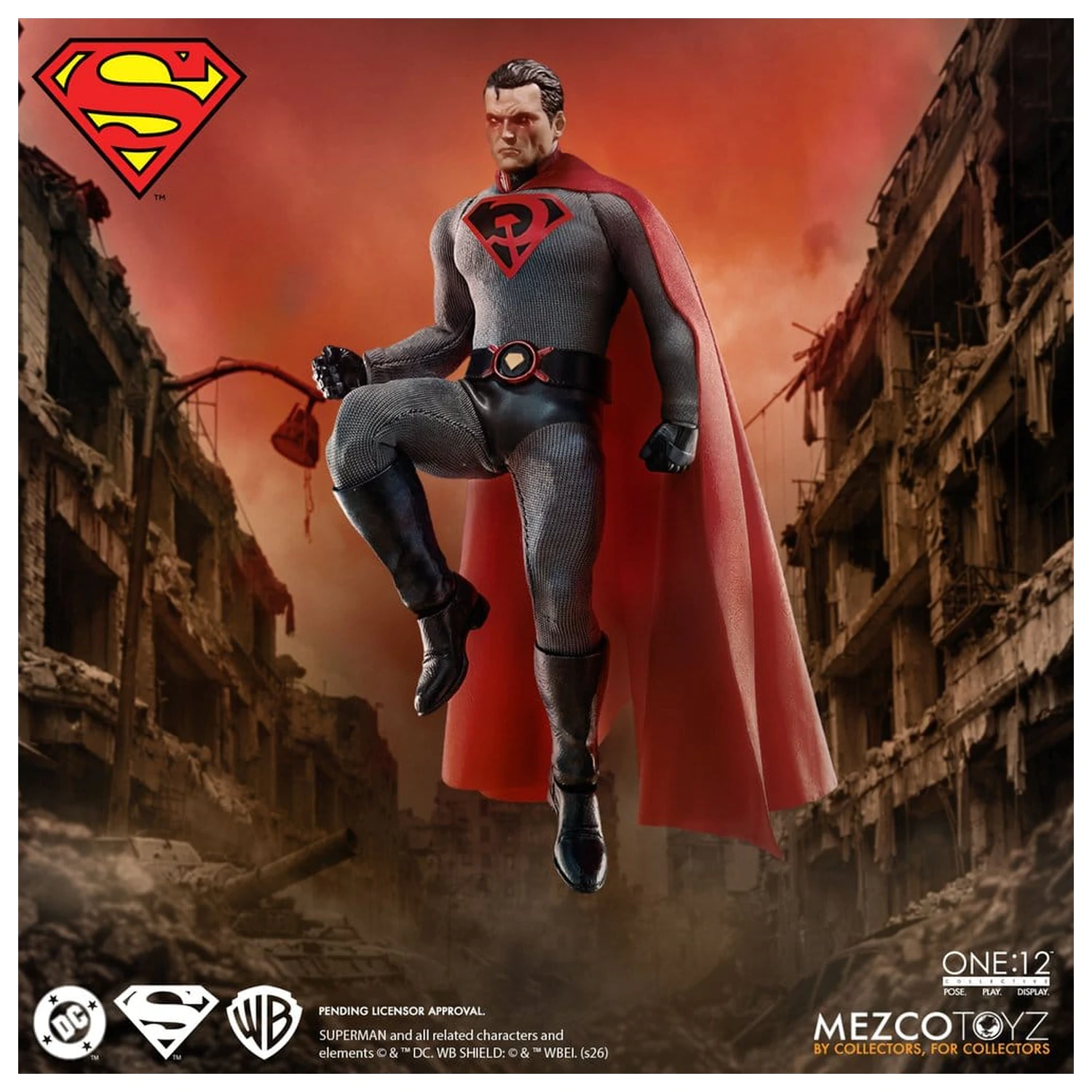 DC Comics One:12 Collective Action Figur 1/12 Superman: Red Son 17 cm Produktfoto