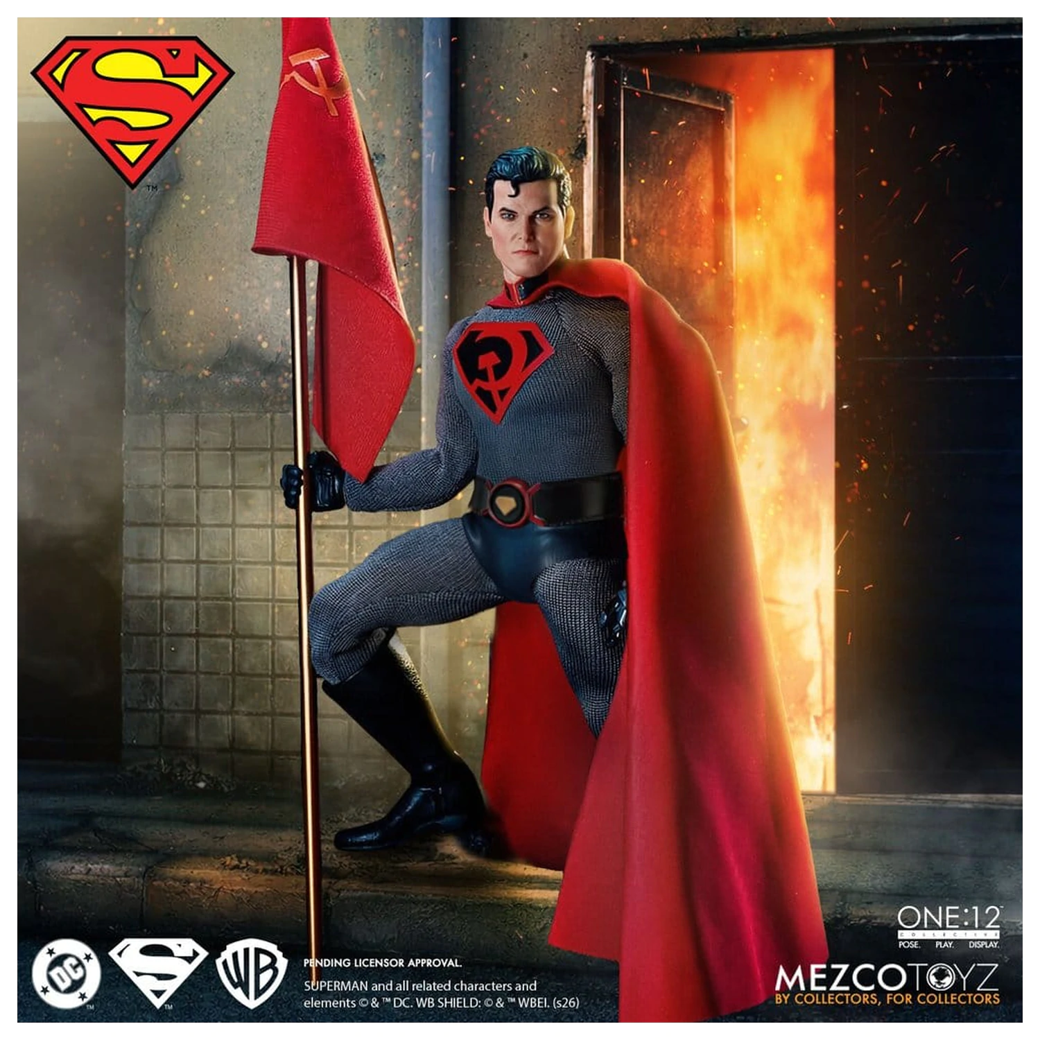 DC Comics One:12 Collective Action Figur 1/12 Superman: Red Son 17 cm Produktfoto